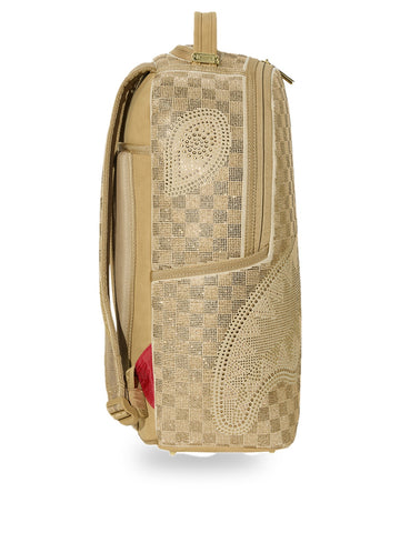 Sprayground 2 Tone Gold Trinity Backpack - Zaini Unisex - Oro