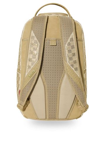 Sprayground 2 Tone Gold Trinity Backpack - Zaini Unisex - Oro