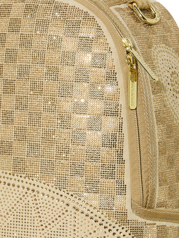 Sprayground 2 Tone Gold Trinity Backpack - Zaini Unisex - Oro