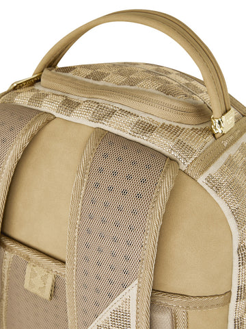 Sprayground 2 Tone Gold Trinity Backpack - Zaini Unisex - Oro