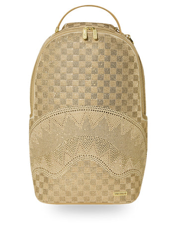 Sprayground 2 Tone Gold Trinity Backpack - Zaini Unisex - Oro