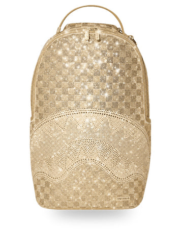Sprayground 2 Tone Gold Trinity Backpack - Zaini Unisex - Oro