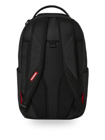 Sprayground Black Denim Tear Shark Backpack - Zaini Unisex - Nero