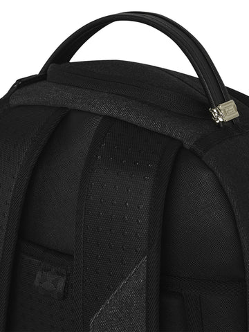 Sprayground Black Denim Tear Shark Backpack - Zaini Unisex - Nero