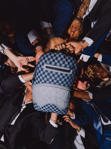 Sprayground Warp & Weft In Paris - Zaini Unisex - Denim