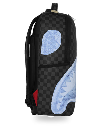 Sprayground Sharks On Iceberg - Zaini Unisex - Nero/Celeste