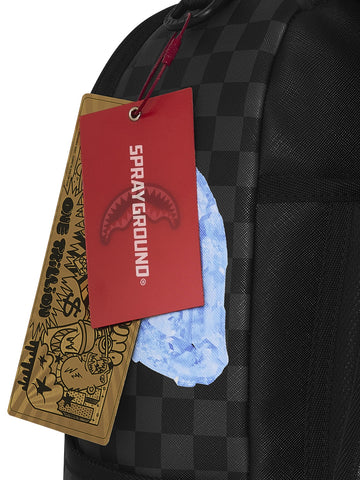 Sprayground Sharks On Iceberg - Zaini Unisex - Nero/Celeste