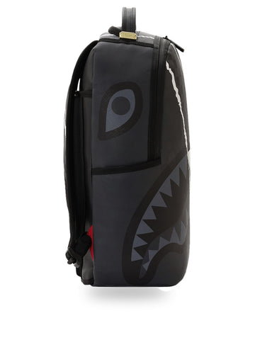 Sprayground Center Rip Revealing Gray Check - Zaini Unisex - Nero