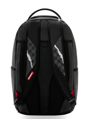 Sprayground Center Rip Revealing Gray Check - Zaini Unisex - Nero
