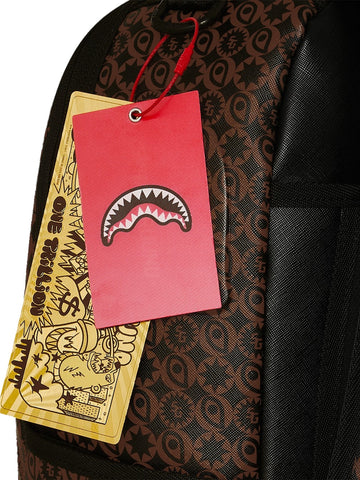 Sprayground Sharks South Of France Backpack - Zaini Unisex - Marrone