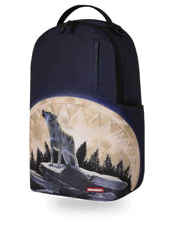 Sprayground Moon Howler Backpack - Zaini Unisex - Panna/Azzurro