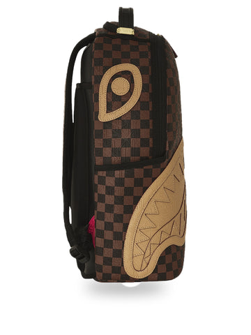 Sprayground Embossed Check Brown - Zaini Unisex - Marrone