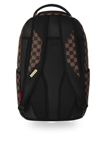 Sprayground Embossed Check Brown - Zaini Unisex - Marrone
