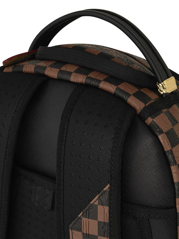Sprayground Embossed Check Brown - Zaini Unisex - Marrone