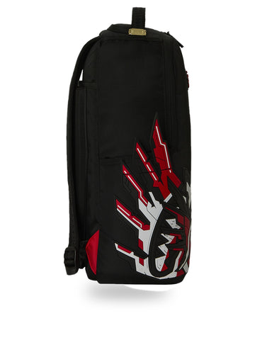 Sprayground Mecha Wing - Zaini Unisex - Nero/rosso