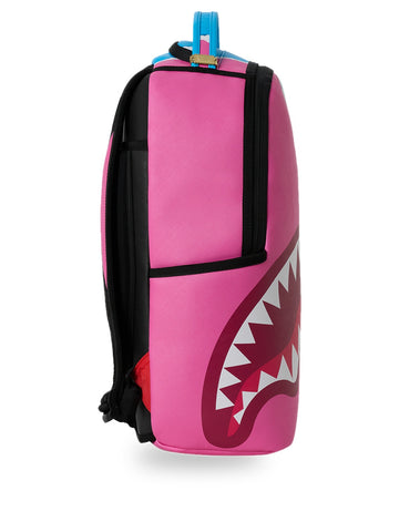 Sprayground Shark Central Cotton Candy - Zaini Unisex - Celeste/rosa