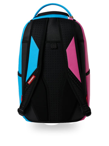 Sprayground Shark Central Cotton Candy - Zaini Unisex - Celeste/rosa