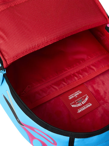 Sprayground Shark Central Cotton Candy - Zaini Unisex - Celeste/rosa