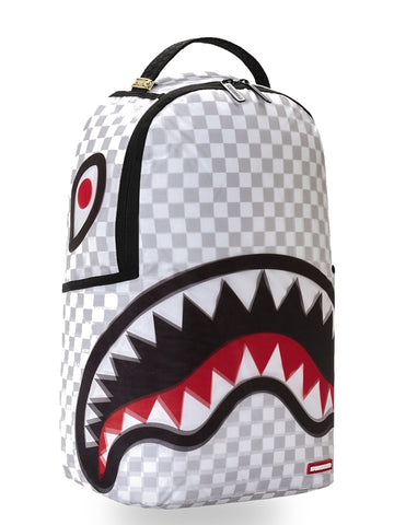 Sprayground Sharks In Paris 3d Effect Backpack - Zaini Unisex - Bianco
