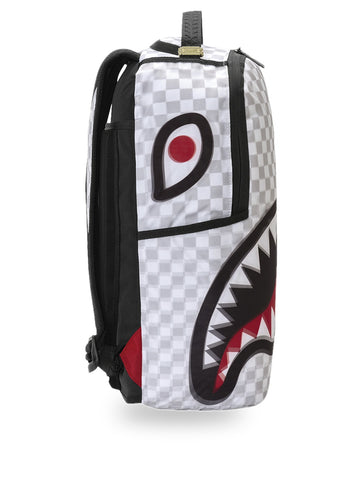 Sprayground Sharks In Paris 3d Effect - Zaini Unisex - Bianco