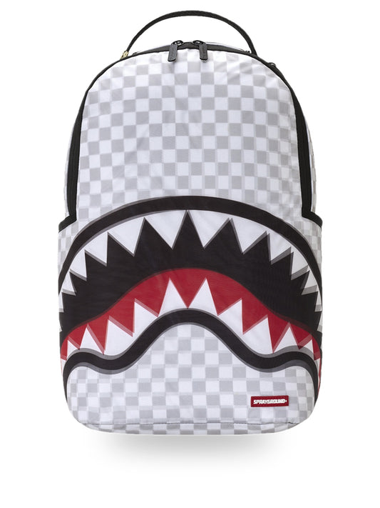 Sprayground Sharks In Paris 3d Effect - Zaini Unisex - Bianco
