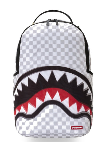 Sprayground Sharks In Paris 3d Effect Backpack - Zaini Unisex - Bianco