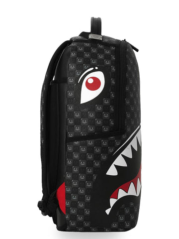 Sprayground Sharks In Paris Wtf Bubbly Black Check - Zaini Unisex - Nero