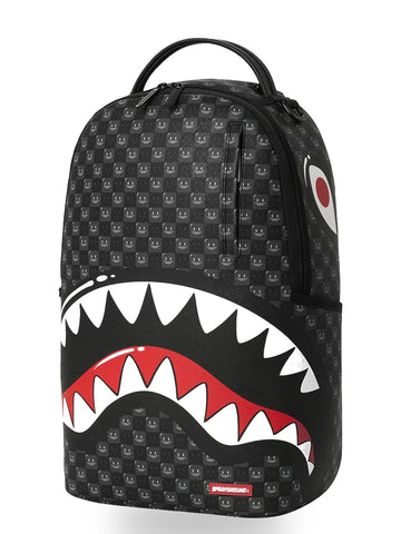 Sprayground Sharks In Paris Wtf Bubbly Black Check - Zaini Unisex - Nero