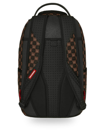 Sprayground Sharks In Paris Wtf Bubble Brown Check - Zaini Unisex - Marrone
