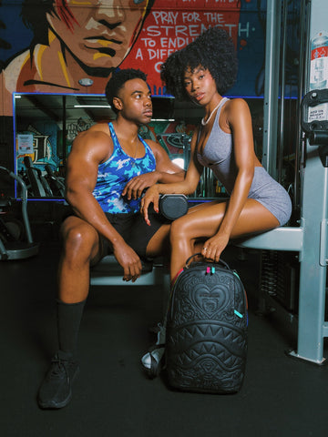 Sprayground Interestiing Idea Backpack - Zaini Unisex - Nero