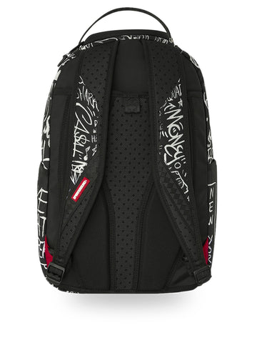 Sprayground Crazy Thoughts Backpack - Zaini Unisex - Nero/Bianco