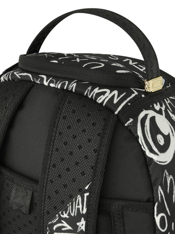 Sprayground Crazy Thoughts Backpack - Zaini Unisex - Nero/Bianco