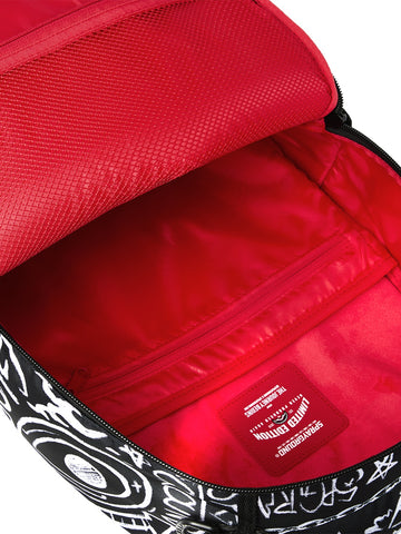 Sprayground Crazy Thoughts Backpack - Zaini Unisex - Nero/Bianco