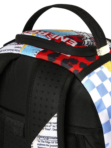 Sprayground Lips Magazine Collage Backpack - Zaini Unisex - Multicolore