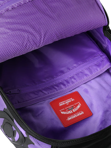 Sprayground Purple Flocked Camo Backpack - Zaini Unisex - Nero/Viola