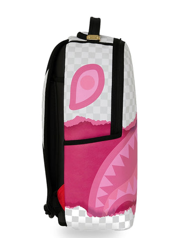 Sprayground 3d Check Backpack - Zaini Unisex - Grigio/Rosa