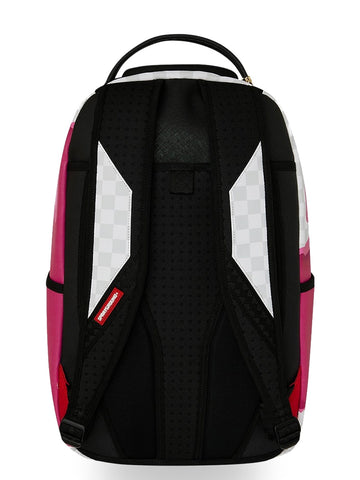 Sprayground 3d Check Backpack - Zaini Unisex - Grigio/Rosa