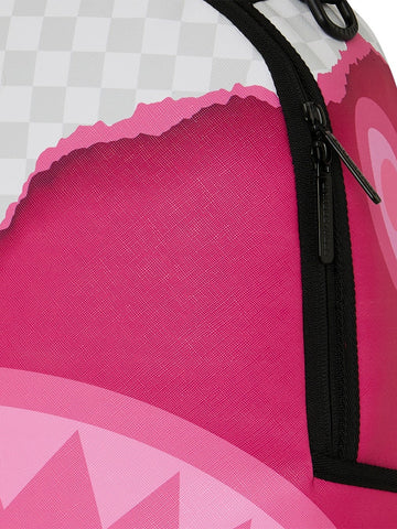 Sprayground 3d Check Backpack - Zaini Unisex - Grigio/Rosa