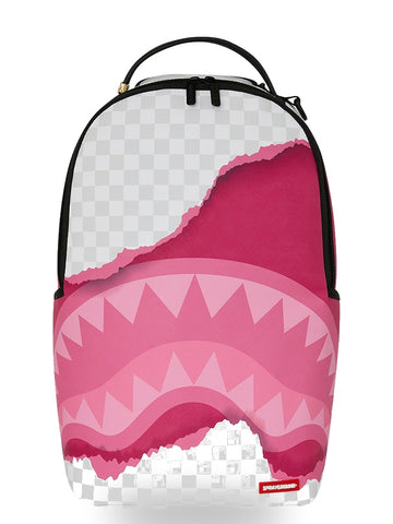 Sprayground 3d Check Backpack - Zaini Unisex - Grigio/Rosa