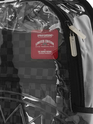 Sprayground Hidden Message Clear Backpack - Zaini Unisex - Multicolore