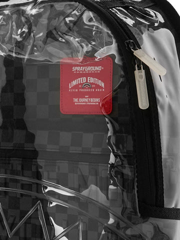 Sprayground Hidden Message Clear Backpack - Zaini Unisex - Multicolore