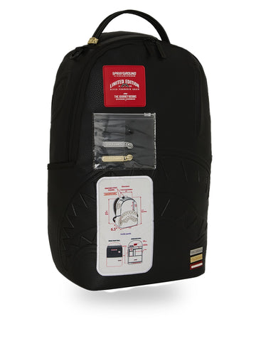 Sprayground Sample Room Shark Backpack - Zaini Unisex - Nero