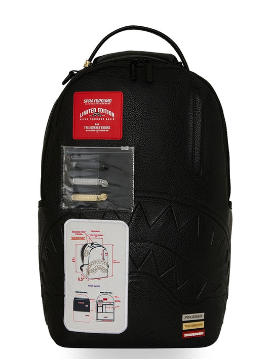 Sprayground Sample Room Shark Backpack - Zaini Unisex - Nero