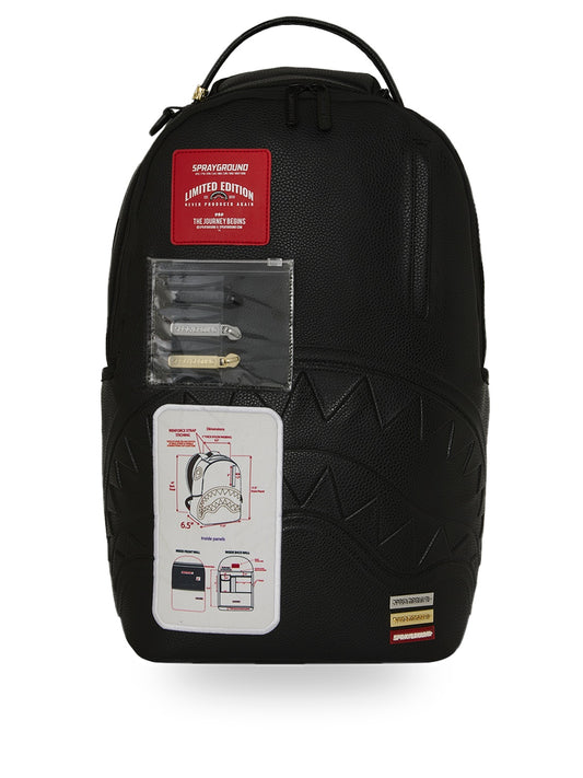Sprayground Sample Room Shark Backpack - Zaini Unisex - Nero