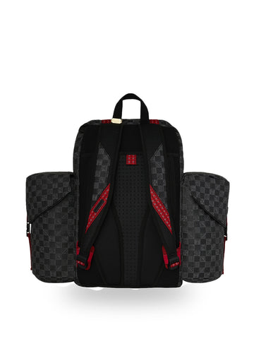 Sprayground Ai Runway Backpack - Zaini Unisex - Nero/Rosso