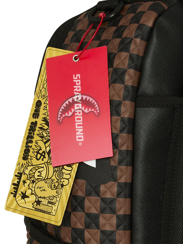 Sprayground Sharks In Paris Pyramid Backpack - Zaini Unisex - Marrone