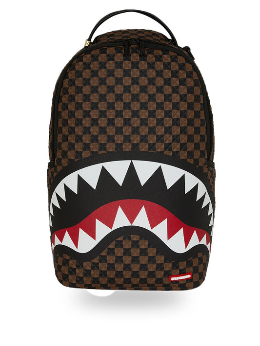 Sprayground Sharks In Paris Pyramid Backpack - Zaini Unisex - Marrone