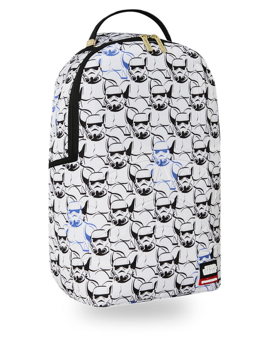 Sprayground Star Wars Stormtrooper Pattern Backpack - Zaini Unisex - Bianco/Nero