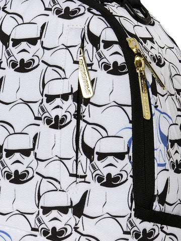 Sprayground Star Wars Stormtrooper Pattern Backpack - Zaini Unisex - Bianco/Nero