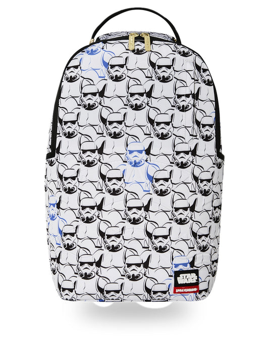 Sprayground Star Wars Stormtrooper Pattern Backpack - Zaini Unisex - Bianco/Nero